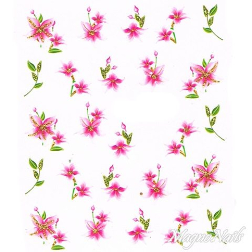 2D Nail Art One Stoke Sticker