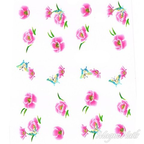 2D Nail Art One Stoke Sticker