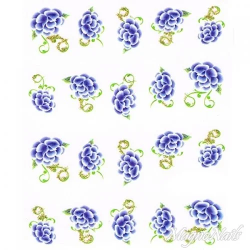 2D Nail Art One Stoke Sticker