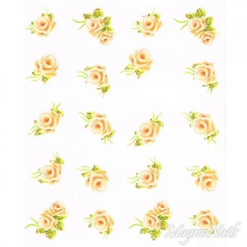 2D Nail Art One Stoke Sticker