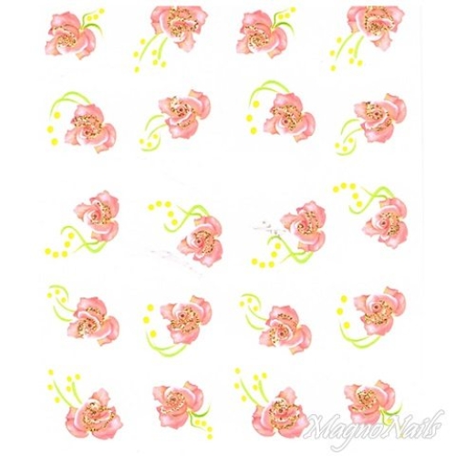 2D Nail Art One Stoke Sticker