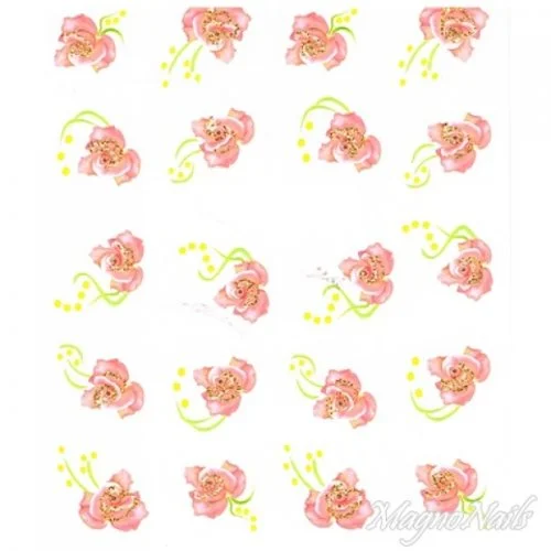 2D Nail Art One Stoke Sticker