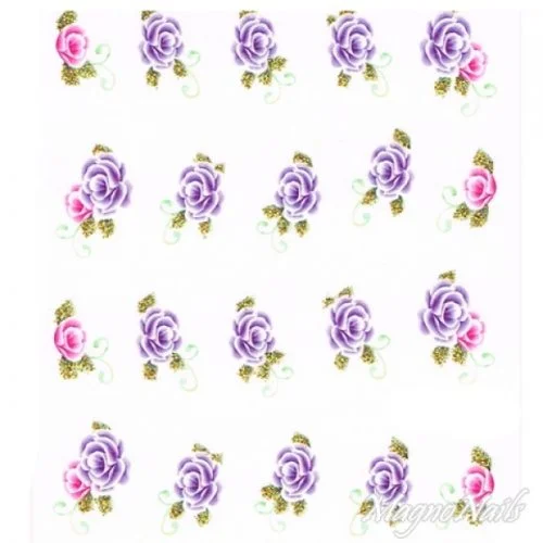 2D Nail Art One Stoke Sticker