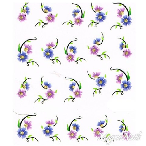 2D Nail Art One Stoke Sticker