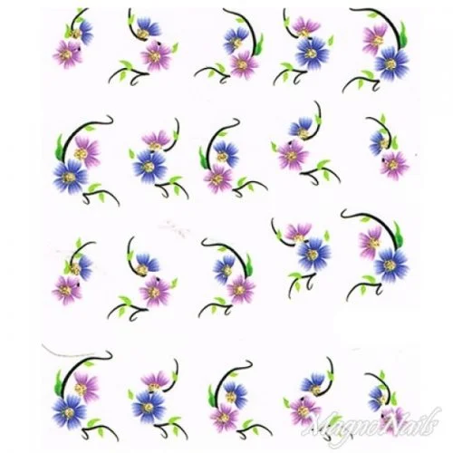 2D Nail Art One Stoke Sticker