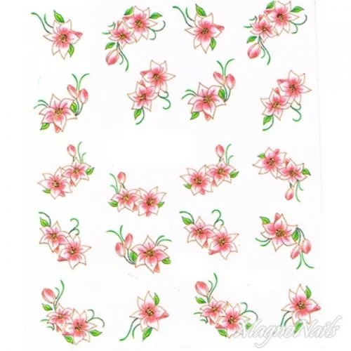 2D Nail Art One Stoke Sticker