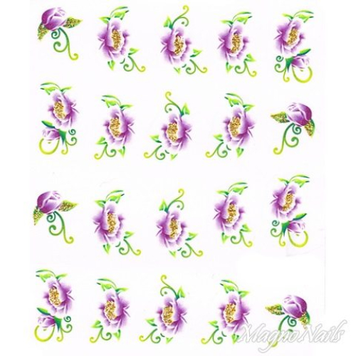 2D Nail Art One Stoke Sticker