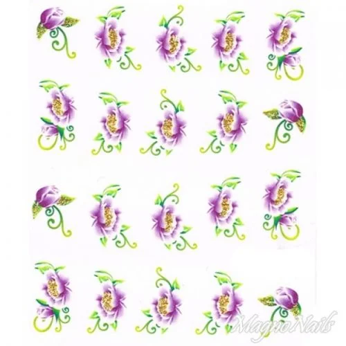 2D Nail Art One Stoke Sticker