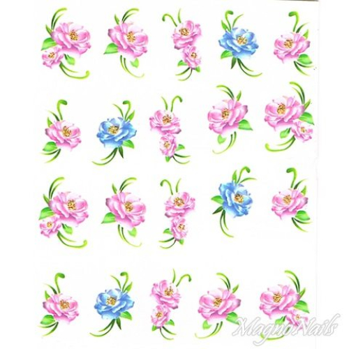 2D Nail Art One Stoke Sticker