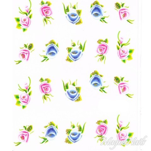 2D Nail Art One Stoke Sticker