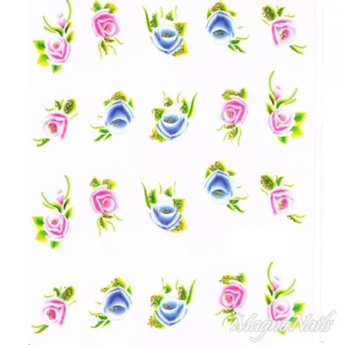 2D Nail Art One Stoke Sticker