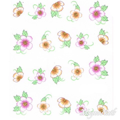 2D Nail Art One Stoke Sticker