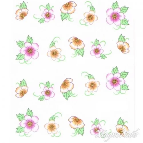 2D Nail Art One Stoke Sticker