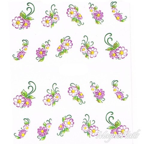 2D Nail Art One Stoke Sticker