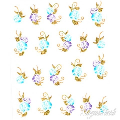 2D Nail Art One Stoke Sticker