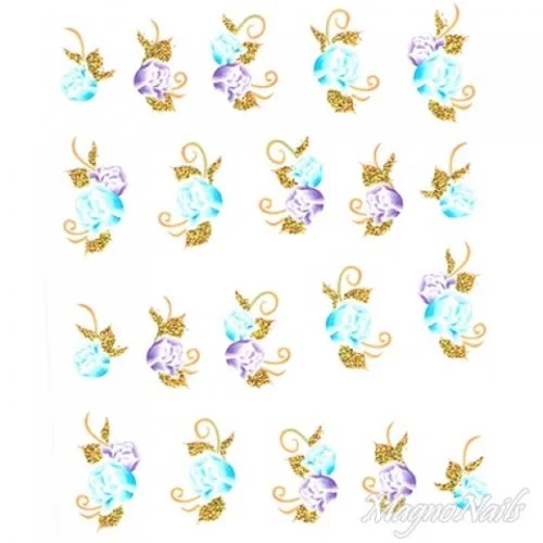 2D Nail Art One Stoke Sticker