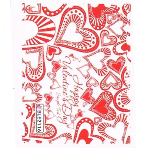 2D Nail Art One Stoke Sticker