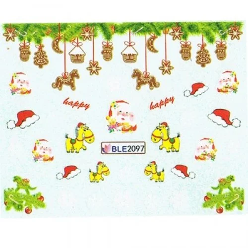 2D Nail Art One Stoke Sticker