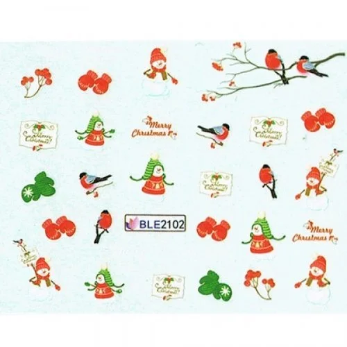 2D Nail Art One Stoke Sticker