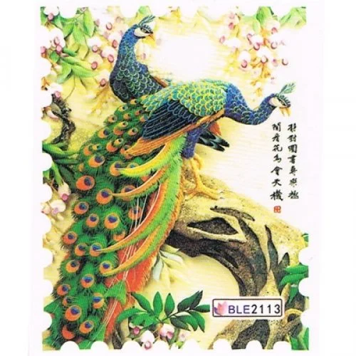 2D Nail Art One Stoke Sticker