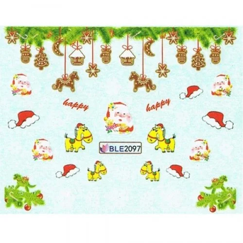 2D Nail Art One Stoke Sticker