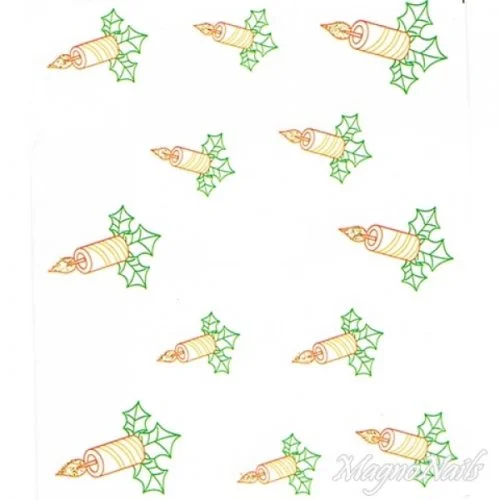 2D Nail Art One Stoke Sticker