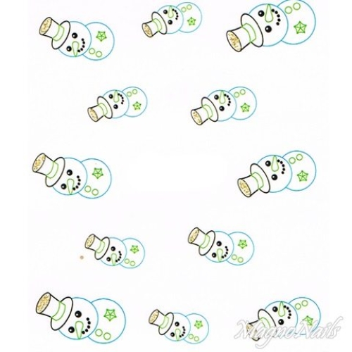 2D Nail Art One Stoke Sticker