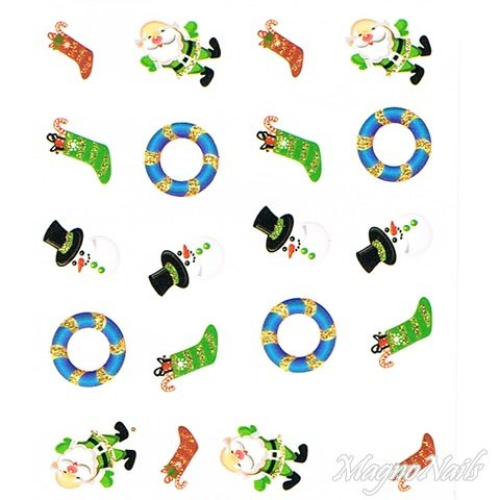 2D Nail Art One Stoke Sticker