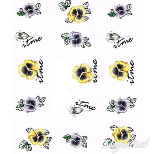 2D Nail Art One Stoke Sticker