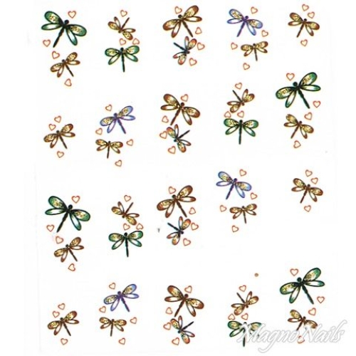 2D Nail Art One Stoke Sticker