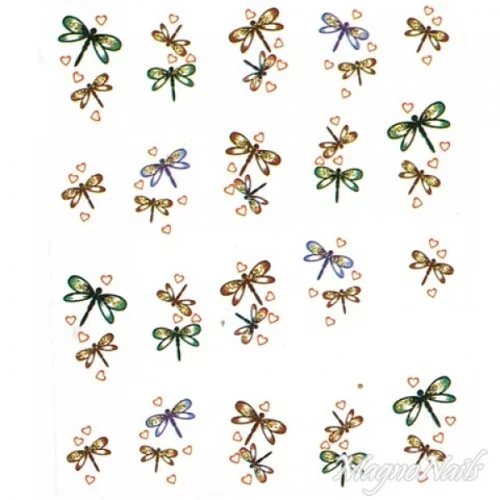 2D Nail Art One Stoke Sticker