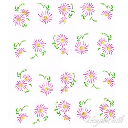 2D Nail Art One Stoke Sticker