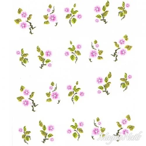 2D Nail Art One Stoke Sticker