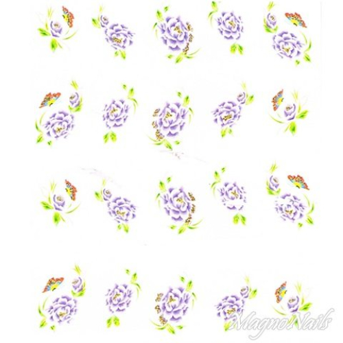 2D Nail Art One Stoke Sticker