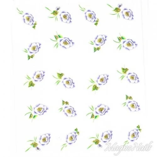 2D Nail Art One Stoke Sticker