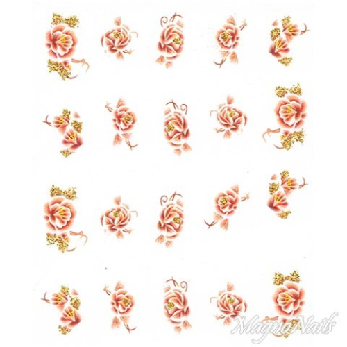 2D Nail Art One Stoke Sticker