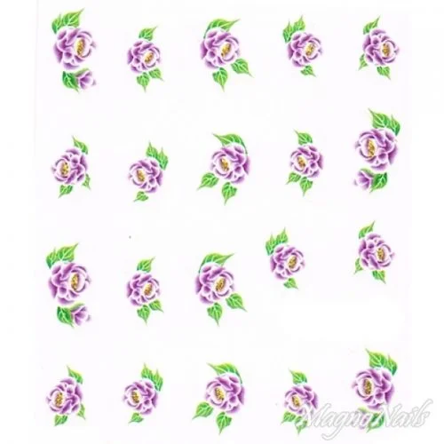 2D Nail Art One Stoke Sticker