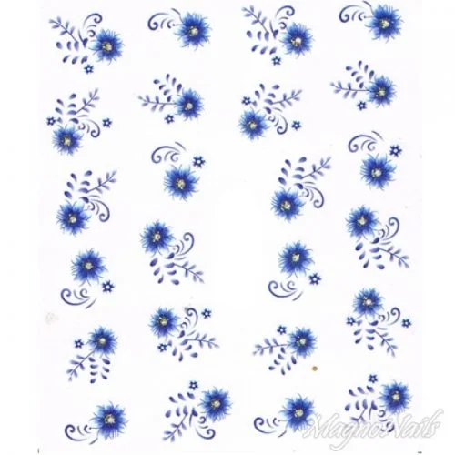 2D Nail Art One Stoke Sticker