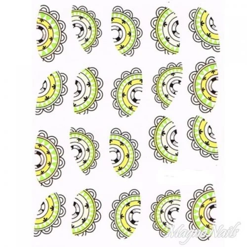 2D Nail Art One Stoke Sticker