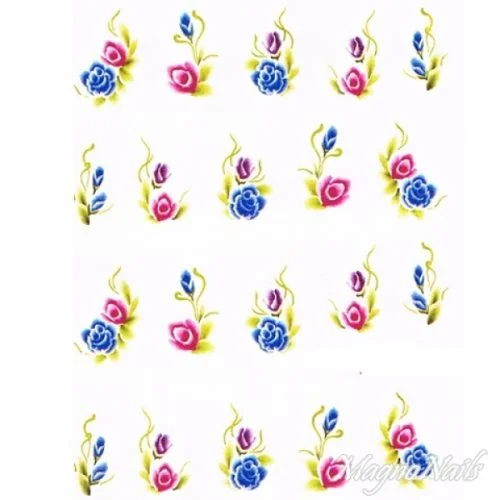 2D Nail Art One Stoke Sticker