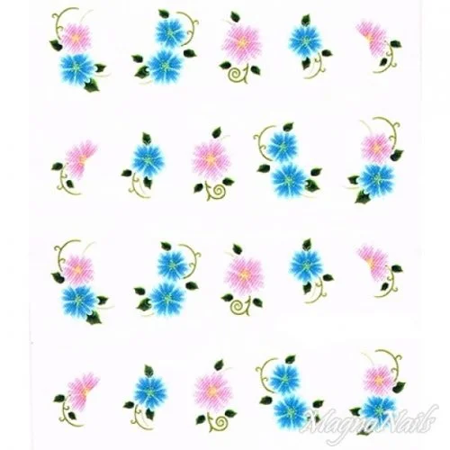 2D Nail Art One Stoke Sticker