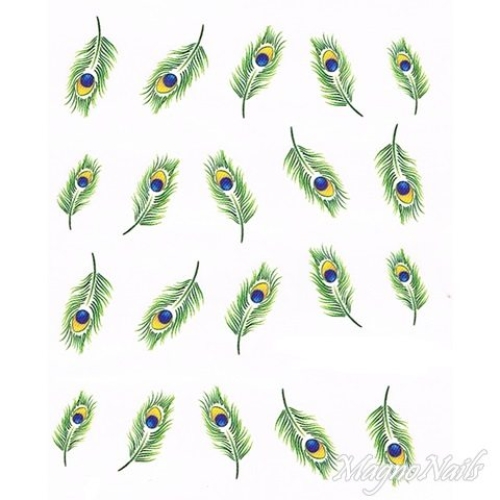 2D Nail Art One Stoke Sticker