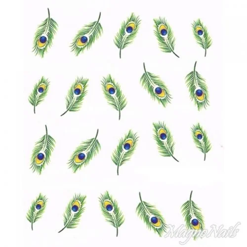 2D Nail Art One Stoke Sticker