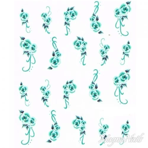 2D Nail Art One Stoke Sticker