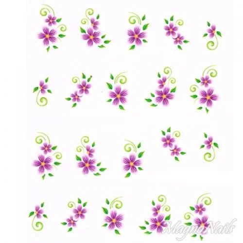 2D Nail Art One Stoke Sticker