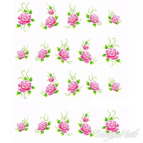 2D Nail Art One Stoke Sticker