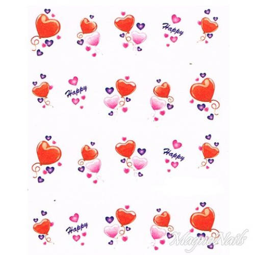 2D Nail Art One Stoke Sticker