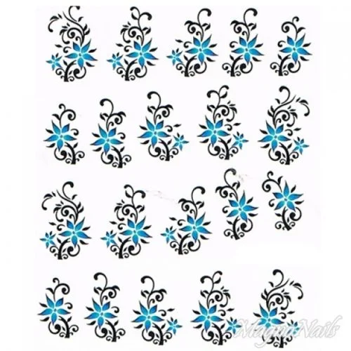 2D Nail Art One Stoke Sticker