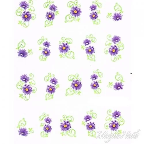 2D Nail Art One Stoke Sticker