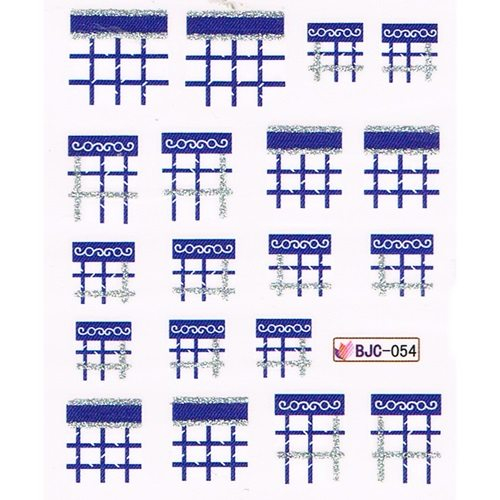 2D Nail Art One Stoke Sticker